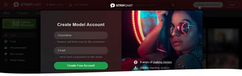 stripchat application|Model Account Registration